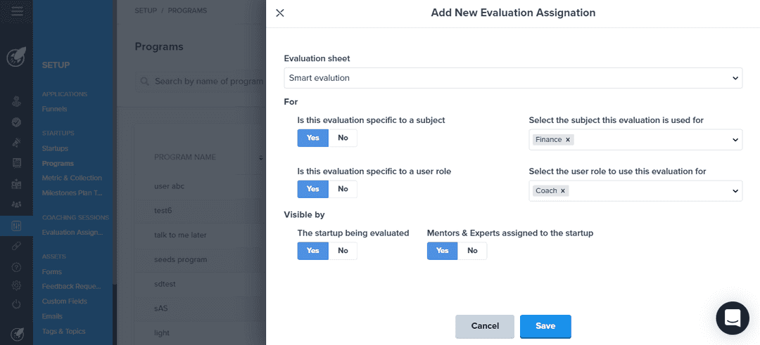 Add new Evaluation Parameter